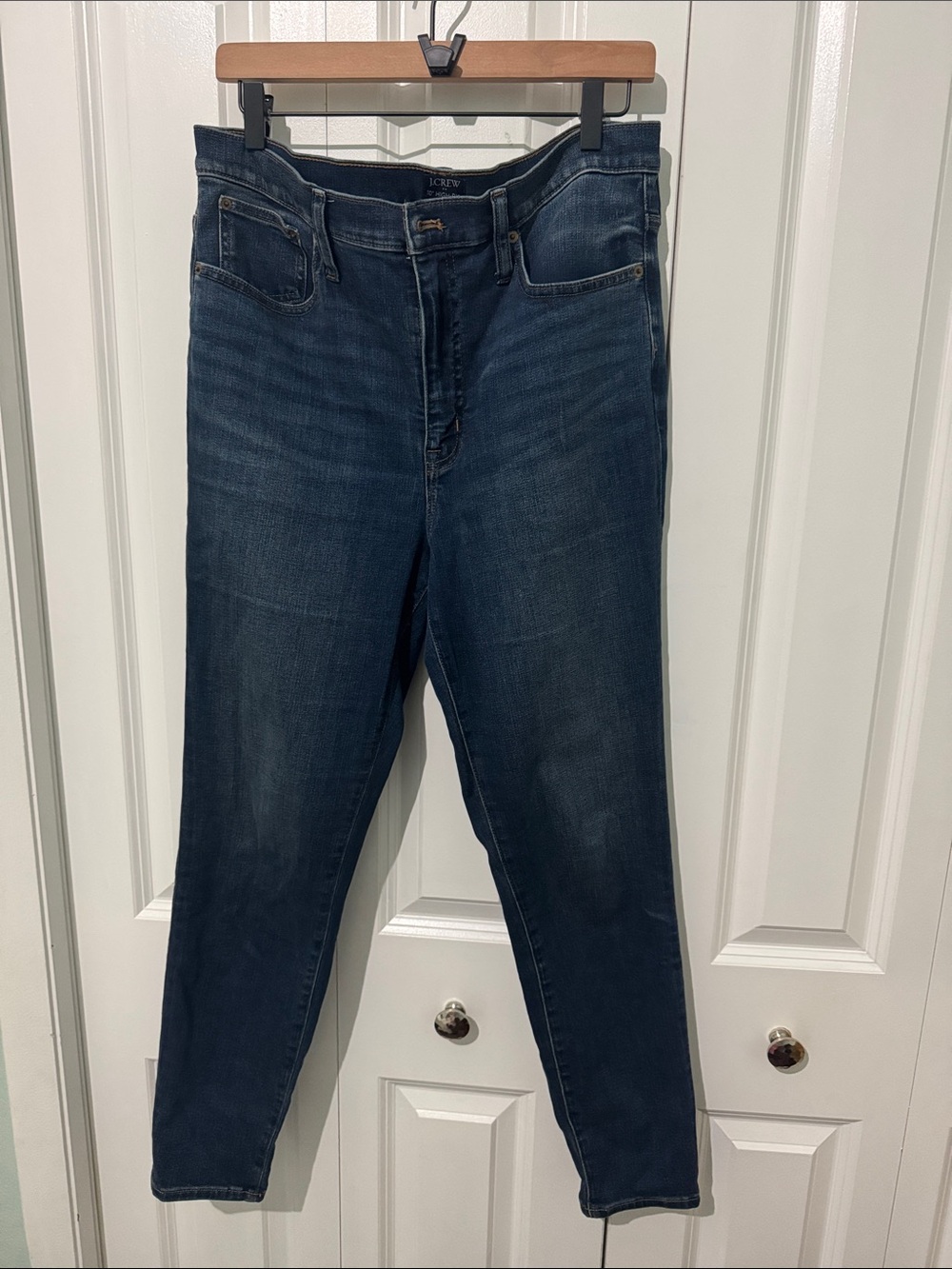 Never Worn: J. Crew High-Rise Dark Blue Slim Jeans